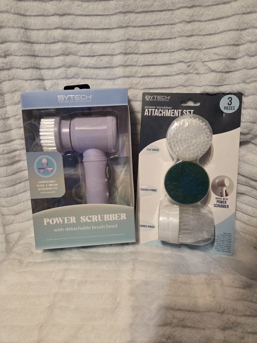 Nib Power Scrubber with Detachable Brush Head  And Attachment set